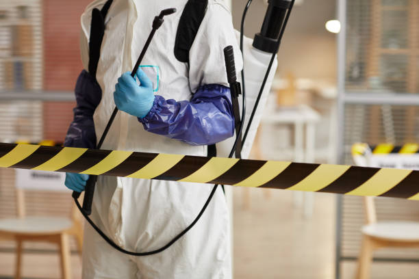 Professional Trauma Scene Cleanup technician working in Sebago, ME